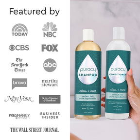 Puracy Natural Shampoo featured by media outfits