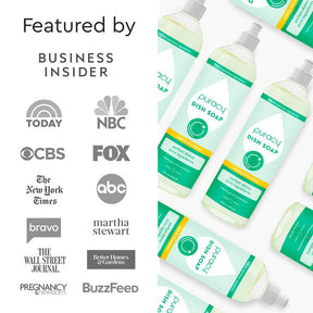 Puracy Natural Dish Soap featured by many media outfits