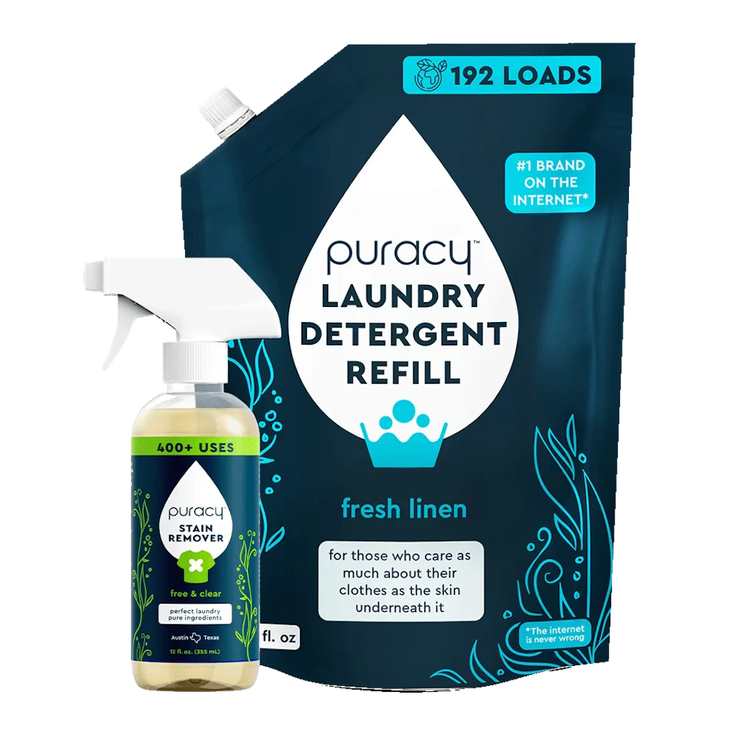 Natural Stain Remover 12oz + Laundry Detergent Bundle