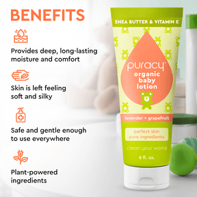 Benefits of Puracy Organic Baby Lotion