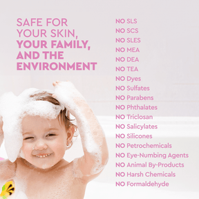 Puracy Baby Bubble Bath is safe for health & environment